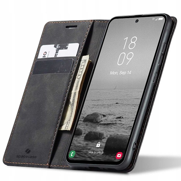 Spacecase-Fodral Pålånkskydd För Samsung Galaxy A70 Svart