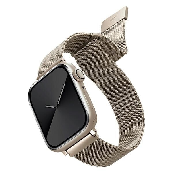 UNIQ Dante armbånd for Apple Watch Series 4/5/6/7/8/SE/SE2 42/44/45 mm stjernelys i rustfritt stål