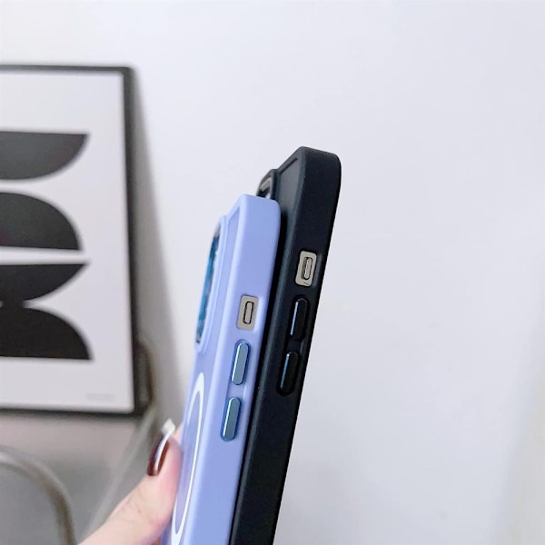 Magnetisk deksel med MagSafe Color Matte Deksel til iPhone 14 Plus - burgunder