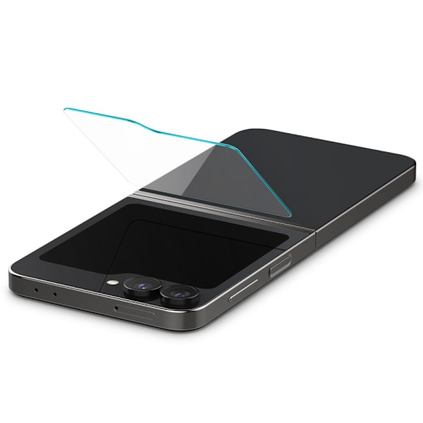 HÆRDET GLAS SPIGEN GLAS.TR "EZ FIT" 2-PACK GALAXY MED FLIP 6 CLEAR