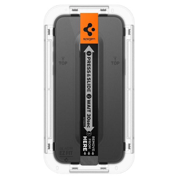 HÆRDET GLAS SPIGEN GLAS.TR "EZ FIT" FC IPHONE 15 SORT