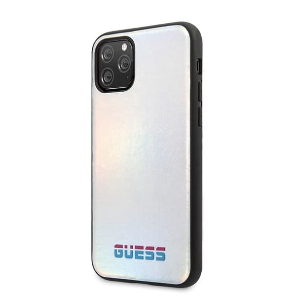 Guess GUHCN58BLD iPhone 11 Pro sølv/sølv hardt skall iriserende