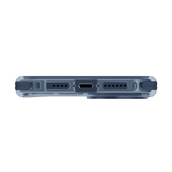 UNIQ-deksel Combat iPhone 15 Pro 6.1 Magclick Lader blå/røykblå