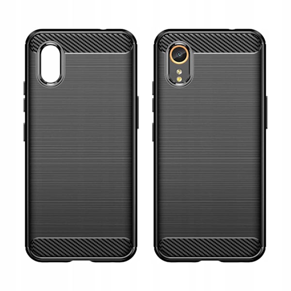 Spacecase Cover Carbon Cover Till Telefon X Cover 7 Svart