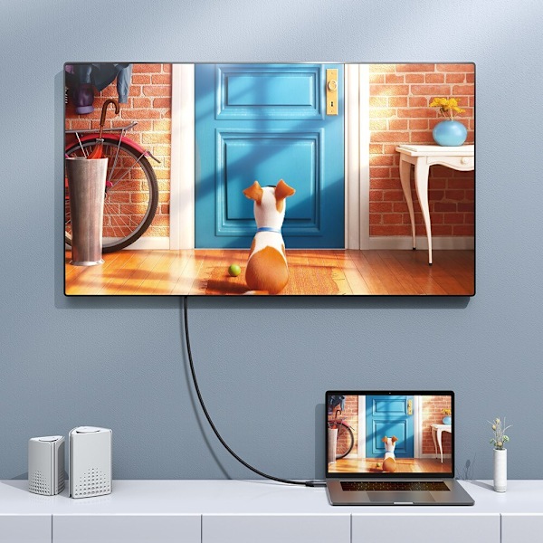 MCDODO ADAPTERKABEL HDMI TIL VGA D-SUB KONVERTERARE FOR PROJEKTOR MONITOR 2M