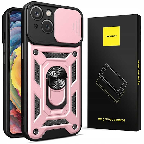 Spacecase Fodral För Iphone 14 Pink Skyddande Anti-Stick