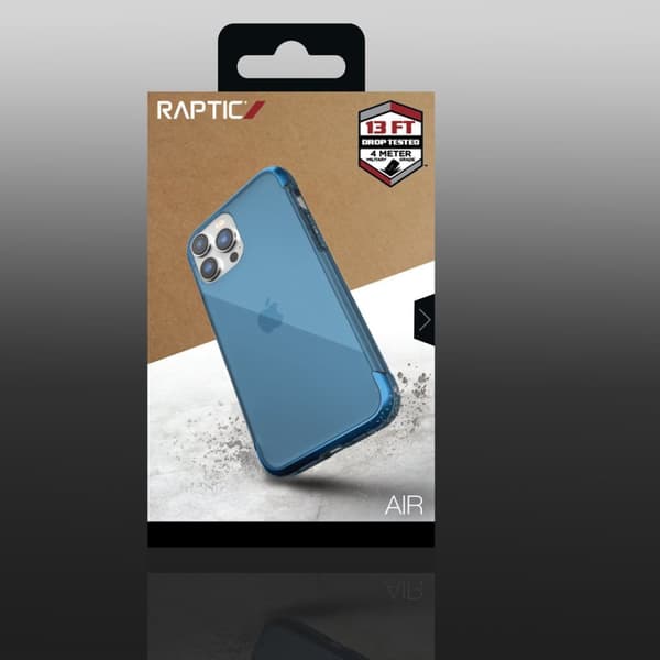 Raptic X-Doria Air Case iPhone 14 Pro Max pansret deksel blå