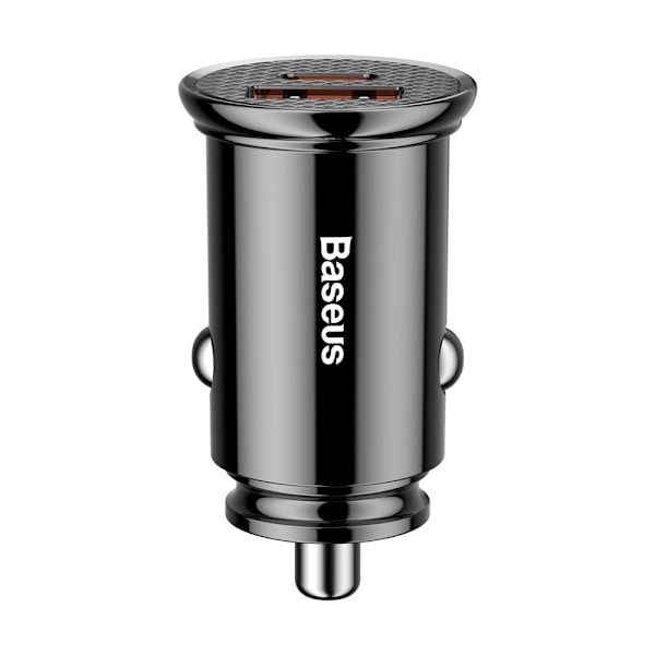 Baseus Circular PPS Smart billader med USB Quick Charge 4.0 QC 4.0 og USB-C PD 3.0 SCP Port Svart (CCALL-YS01)