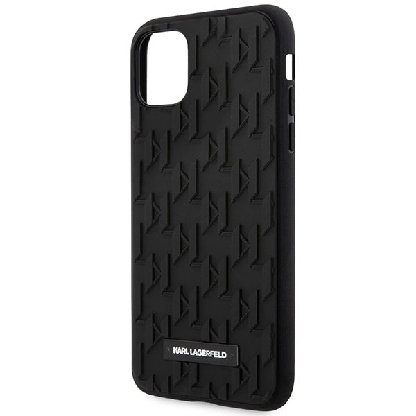 KARL LAGERFELD 3D MONOGRAM COVER TIL IPHONE 11 / XR - SORT