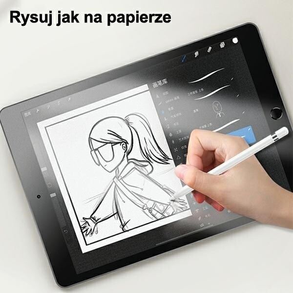 USAMS pappersliknande skydd iPad Air 10,9" 2022 BH681ZLMXX01 (US-BH681)