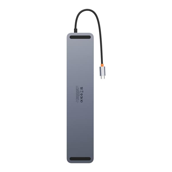BASEUS UNIVERSAL USB HUB 12I1 + USBC KABEL 25CM NOTEBOOK STATIV GRÅ