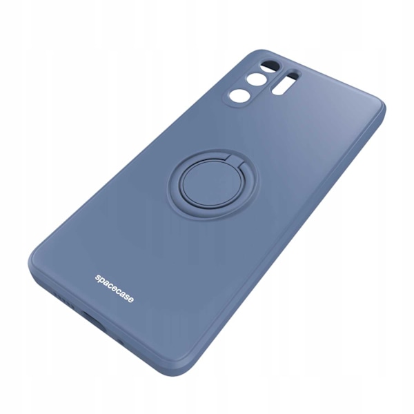 Spacecase Silikonfodral För Huawei P30 Pro Blå Ring