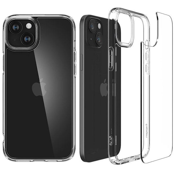 Spigen Crystal Hybrid, krystallklar - iPhone 15 Plus