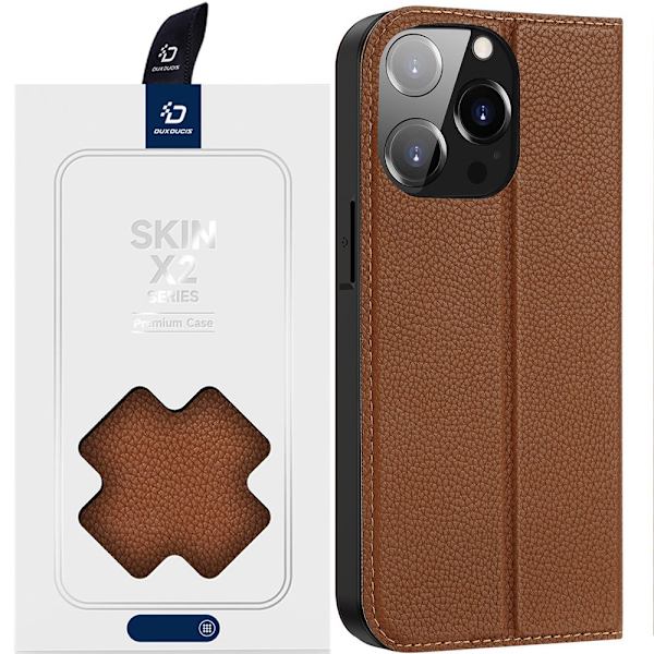 DUX DUCIS CASE CASE COVER COVER TIL IPHONE 14 PRO MAX BRUN