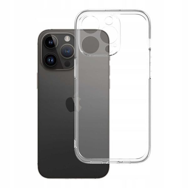 Spacecase Clear Case För Iphone 14 Pro Transparent Skal