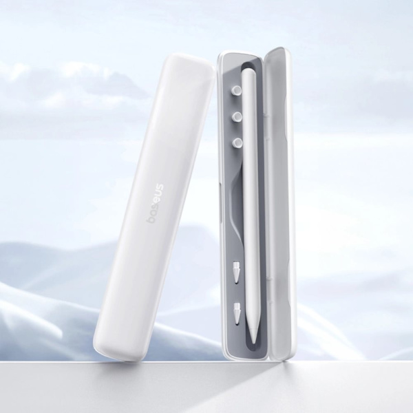 Stylus etui for Baseus Smooth Writing 2 tablett - hvit