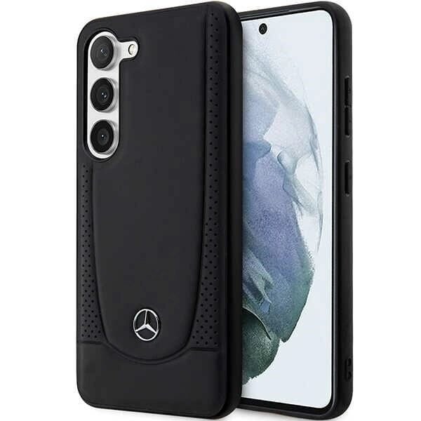 Mercedes Leather City Deksel til Samsung Galaxy S23 FE - Svart