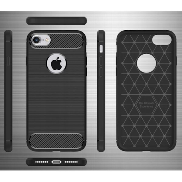 Spacecase Carbon Case För Iphone 6 6S Antishock-Skydd
