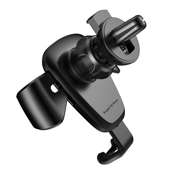 BASEUS HOLDER TIL VENTILATIONSRIST, LUFT TIL TELEFON 4-6" SORT