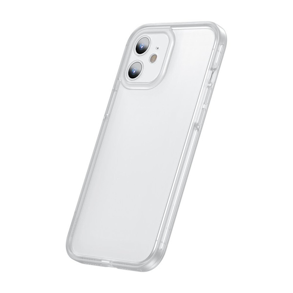 Baseus kameralinsebeskytterveske Armored Flexible Gel Deksler for iPhone 12 Mini Transparent (FRAPIPH54N-02)