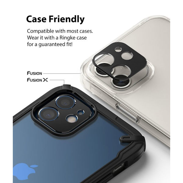 RING KAMERA STYLING IPHONE 12 SØLV