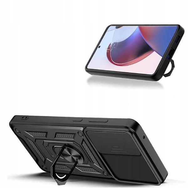 Spacecase Case Cover Till Motorola Edge 30 Ultra Black