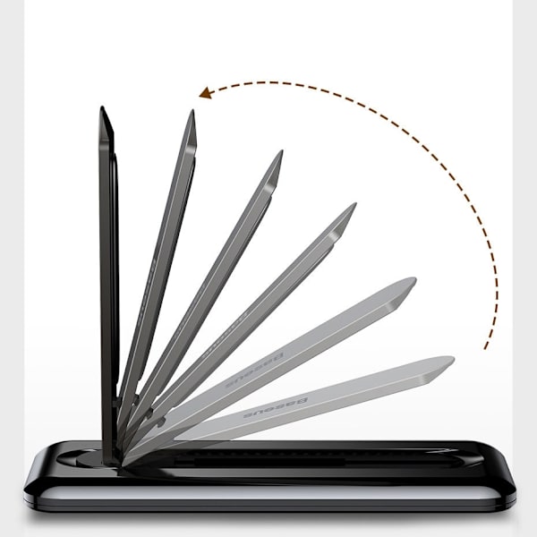 Baseus selvklebende sammenleggbar telefonholder svart (LUXZ000001)