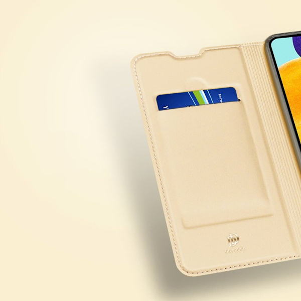Dux Ducis Skin Pro-deksel med flip for Samsung Galaxy A03s Gold