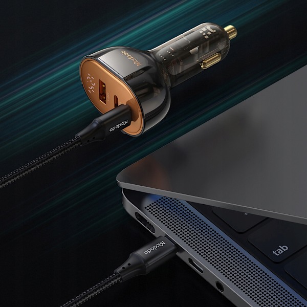 BILLADDARE, MCDODO, USB/USB-C, PD 100W LCD, BRUN