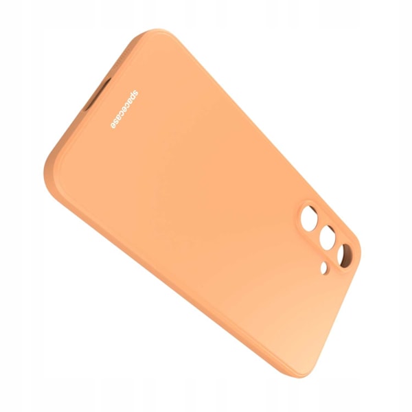Spacecase Silikonfodral För Galaxy S23 Fe Orange Skydd