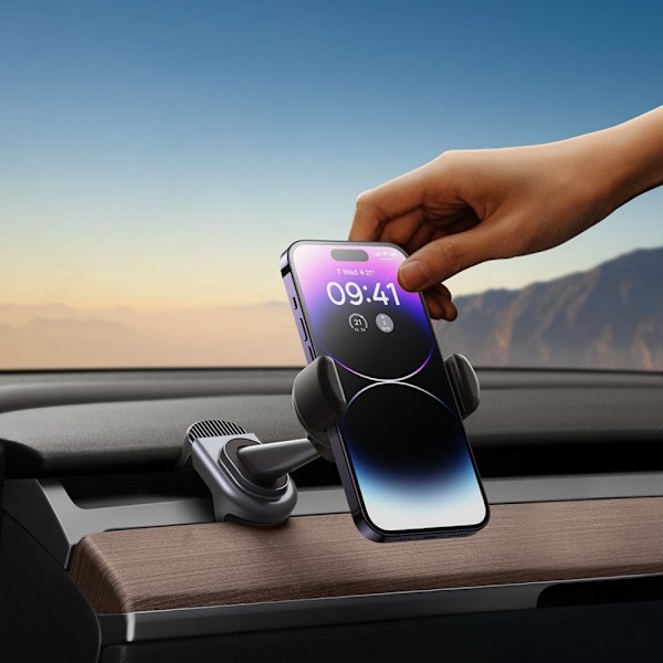 Elbilstativ med solcellepanel til Tesla Model 3 / Y Baseus T-Space - svart