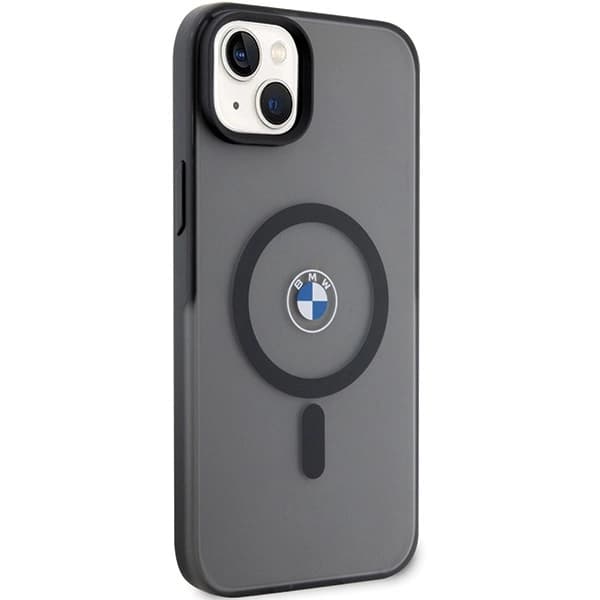 BMW SIGNATURE MAGSAFE ETUI TIL IPHONE 14 PLUS - SORT