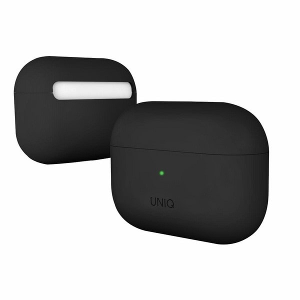 UNIQ Lino AirPods Pro Silikonetui svart/blekksort