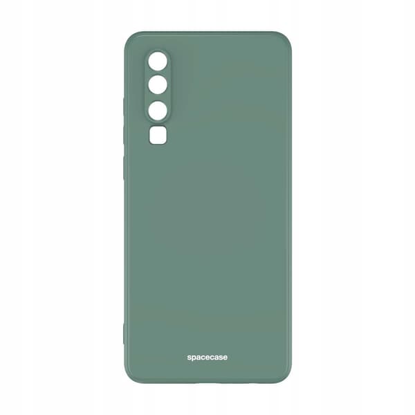 Spacecase Silikonfodral För Huawei P30 Mörkgrön Skydd