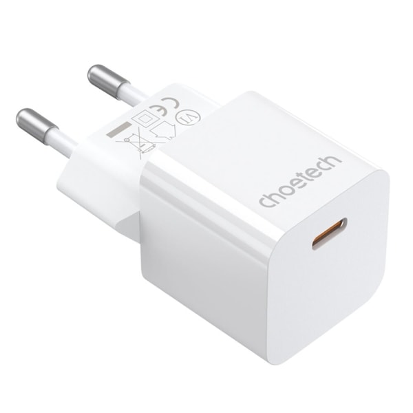 CHOETECH HURTIG NETVÆRKSLADER LILLE, HANDY, HOLDBAR 20W USB TYPE C