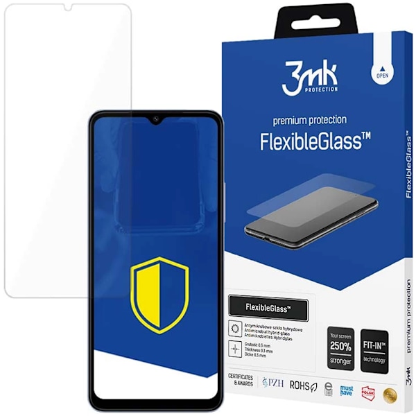3MK FLEXIBLEGLASS HYBRIDGLAS PÅ XIAOMI REDMI A3