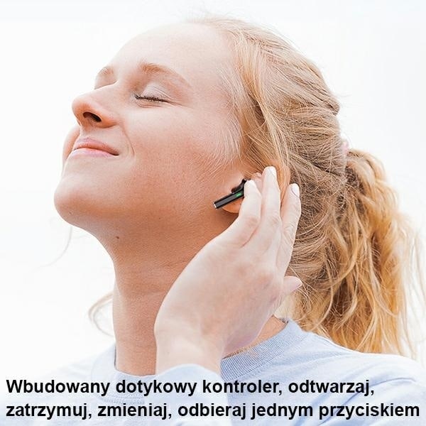 AWEI Bluetooth 5.3 T26 Pro TWS hörlurar + dockningsstation svart/svart