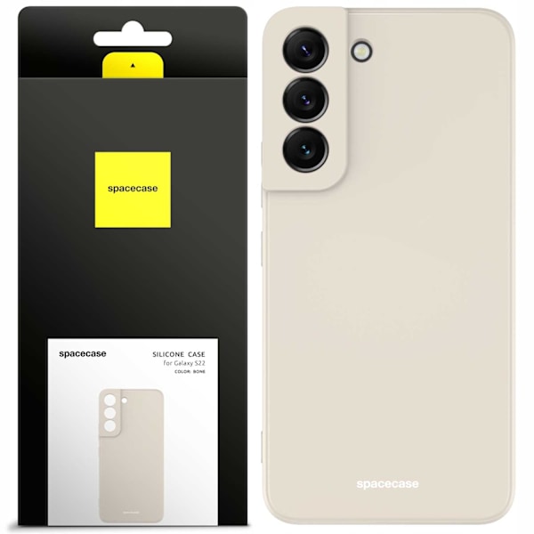 Spacecase Silikonecase Galaxy S22 Bone Phone Cover