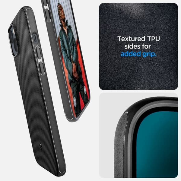 SPIGEN MAG ARMOR IPHONE 14 PLUS MATT SVART