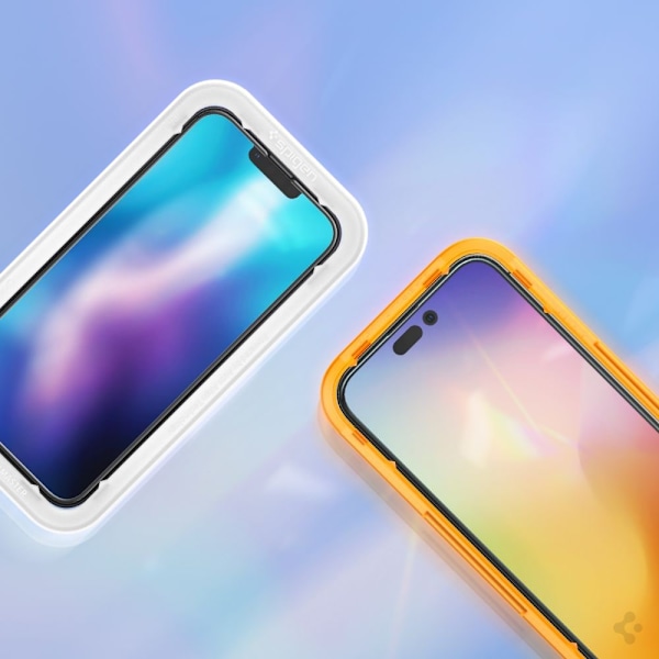 HERDET GLASS SPIGEN ALM GLASS FC 2-PACK IPHONE 14 PRO MAX SORT