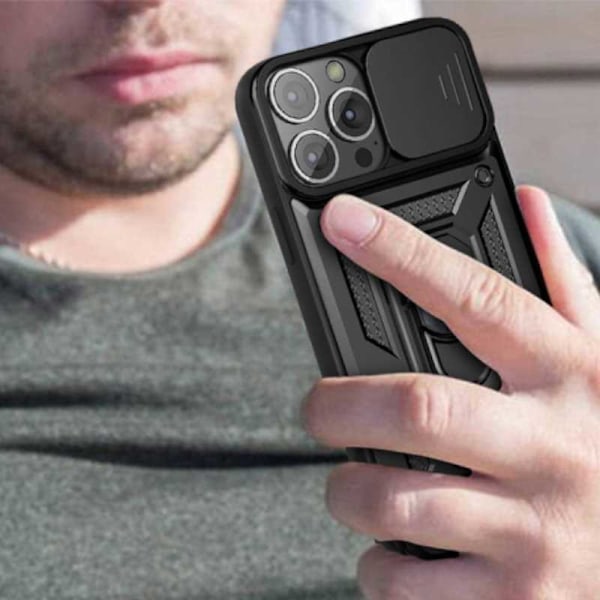 Spacecase Case Cover För Iphone 14 Pro Max Black Sc Camring
