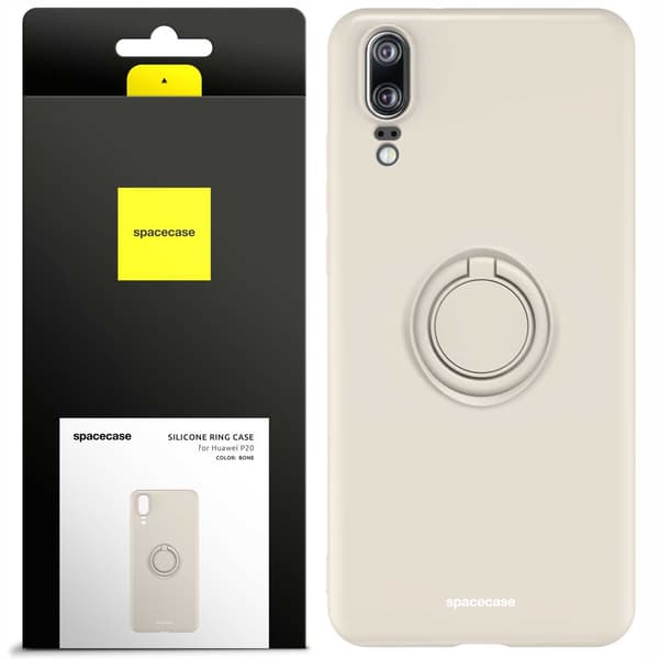Spacecase Silikon Ringfodral För Huawei P20 Bone Cover Cover