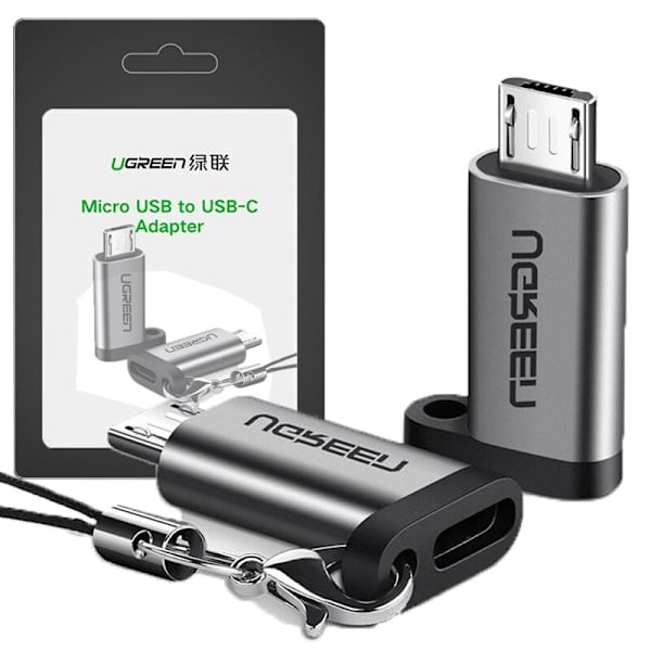 UGRØN ADAPTER ADAPTER USB TYPE C - MICRO USB LILLE HANDY