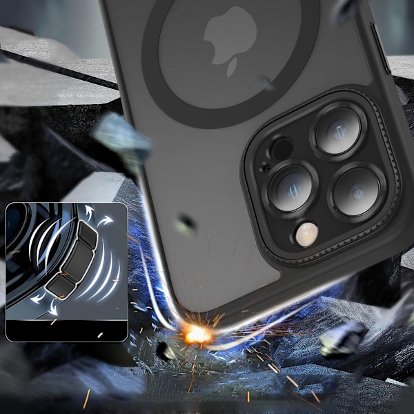 TECH-PROTECT MAGMAT CAM+ MAGSAFE IPHONE 15 MAT SORT
