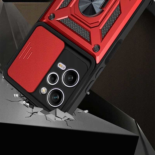 Spacecase Case Cover För Poco X5 Pro Note 12 Pro Red