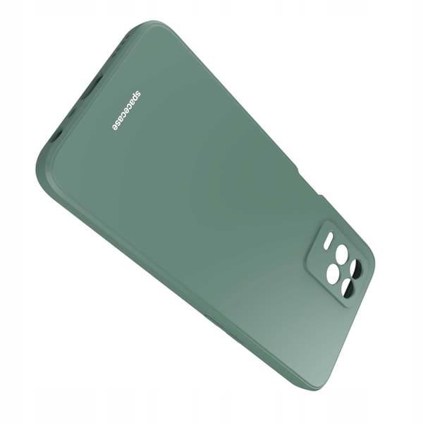 Spacecase Silikonecase För Realme 8 5G Case Grönt Skydd