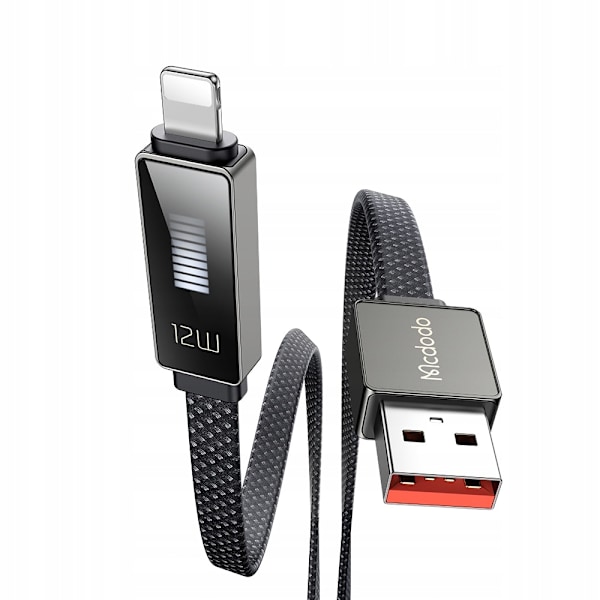 MCDODO LADDARE USB LIGHTNING-KABEL SNABBLADDNING IPHONE 1M LED