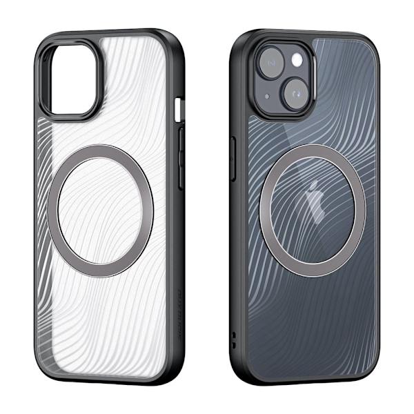 Armor-deksel til iPhone 15 Plus med MagSafe Dux Ducis Aimo Mag - svart