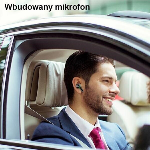 AWEI Bluetooth 5.1 T29P TWS hörlurar + dockningsstation svart/svart