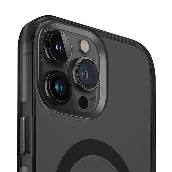 UNIQ Calio iPhone 15 Pro 6.1 deksel Magclick Lader grå/røykgrå